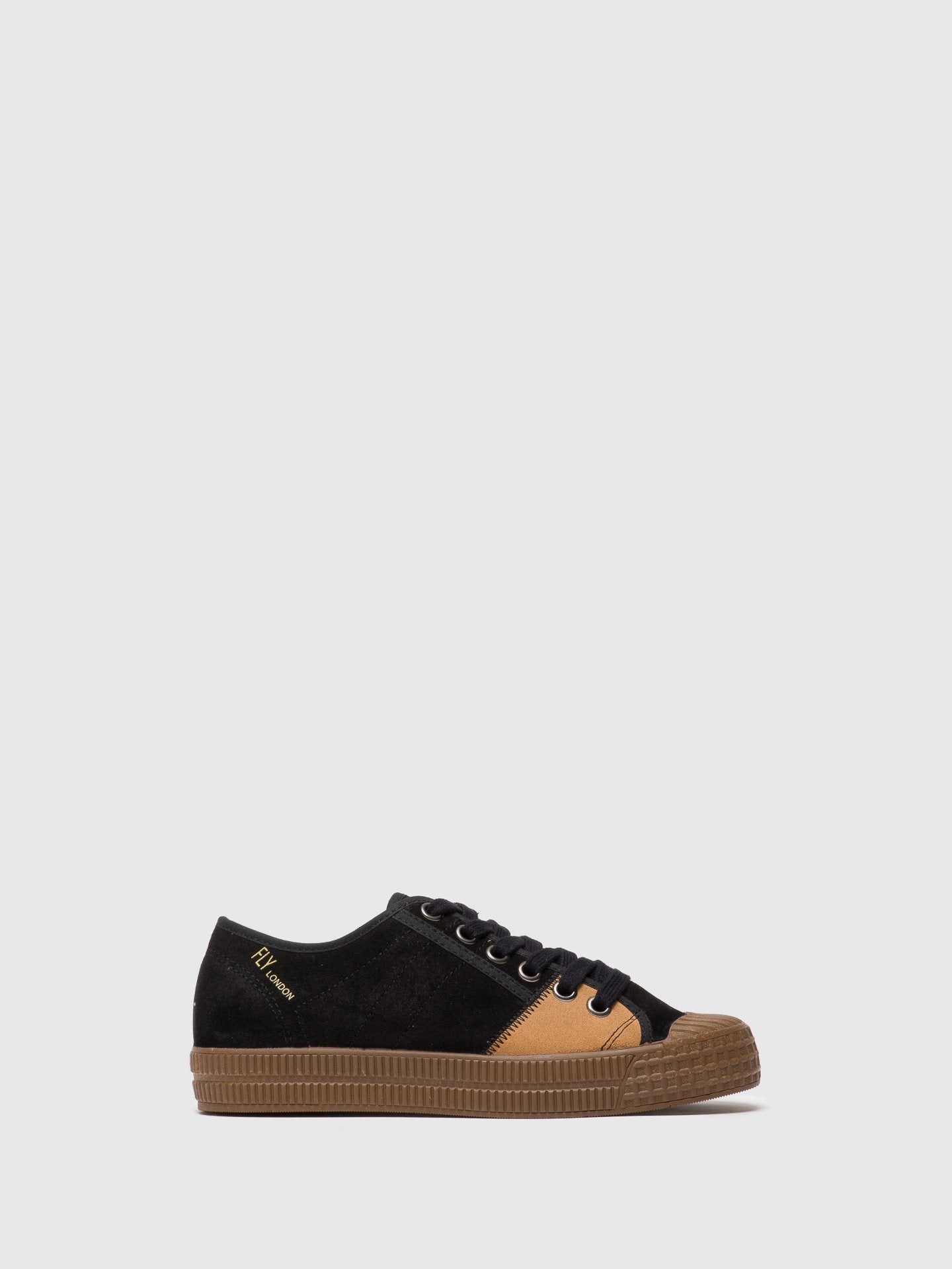 Fly London Black Low-Top Trainers